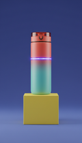 Smarte Trinkflasche mit LED-Anzeige